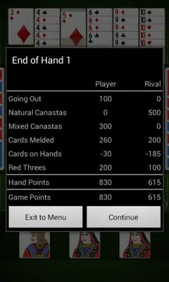 Canasta android App screenshot 0